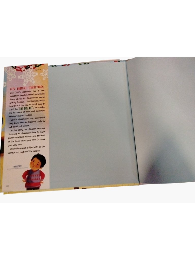 Ho Ho Homework Hardcover Childrens Book Mylisa Larsen Illustrated Taia Morley — image 5 of 7